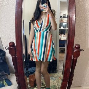 Crisscross wrap dress size small